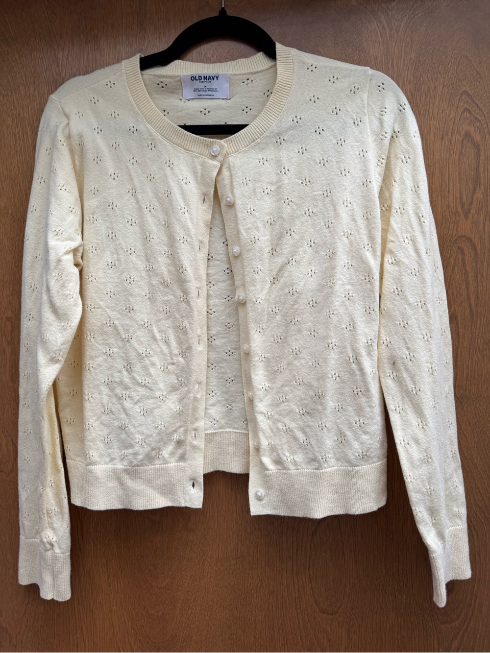 Old Navy yellow Cardigan Sweater